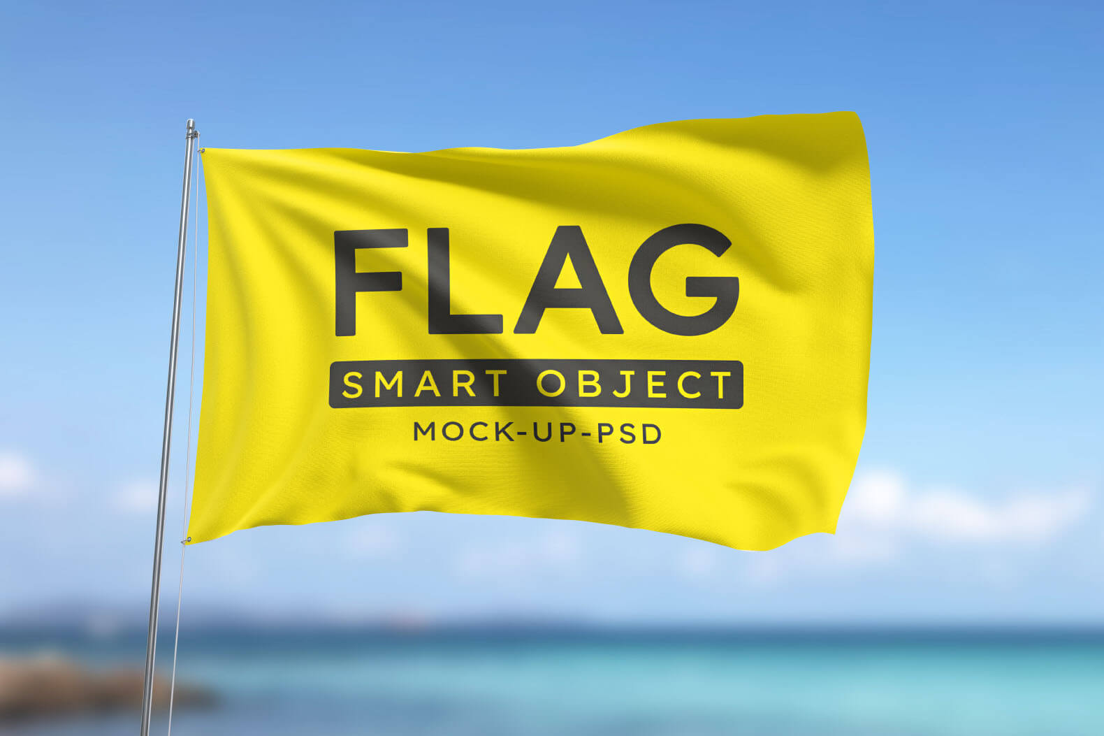 Флаги Мокап (PSD)